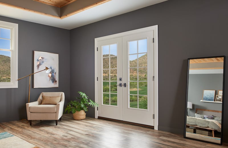 french door in a home