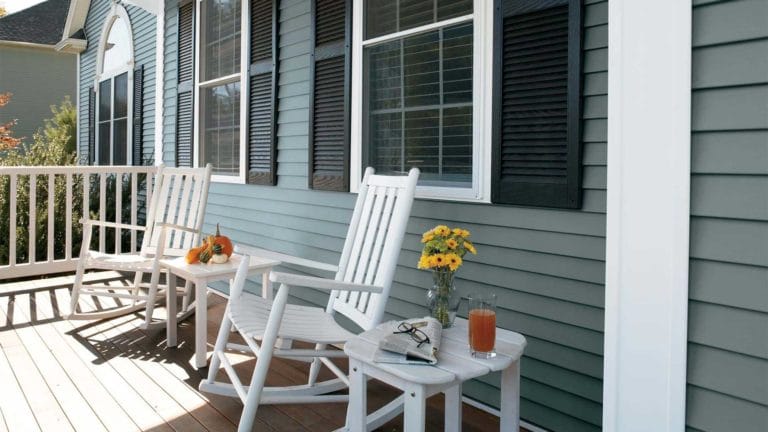 porch in summer
